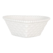 Set 2 boluri ceramica alba 10x9x4 cm, 75 ml