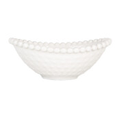 Set 2 boluri ceramica alba 12x8x4 cm, 75 ml
