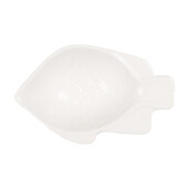 Set 4 boluri ceramica alba Peste 9x6x3 cm, 25 ml