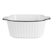 Bol ceramica alba neagra 15x12x5 cm, 400 ml