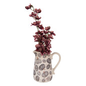 Carafa decorativa ceramica gri bej Dovleac 21x15x23 cm
