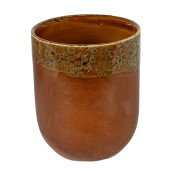 Cana ceramica maro 7x8 cm, 150 ml