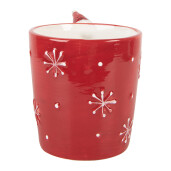 Cana Mos Craciun ceramica 15x10x11 cm / 400 ml
