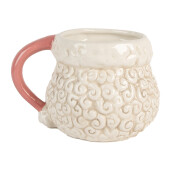 Cana Mos Craciun ceramica multicolora 16x11x10 cm / 550 ml