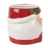 Cana Mos Craciun ceramica multicolora 13x10x9 cm / 300 ml