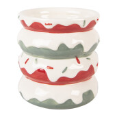 Cana ceramica multicolora 15x10x12 cm / 450 ml