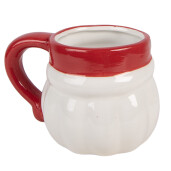 Cana Mos Craciun ceramica multicolora 12x8x8 cm / 300 ml