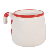 Cana Craciun Acadea ceramica multicolora 13x10x8 cm / 300 ml