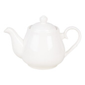 Ceainic ceramica alba 22x13x15 cm, 800 ml