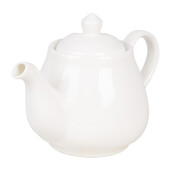 Ceainic ceramica alba 22x13x15 cm, 800 ml