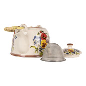 Ceainic cu infuzor ceramica multicolora Panselute 18x14x12 cm / 800 ml