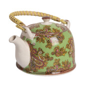 Ceainic cu infuzor ceramica multicolora 18x14x12 cm, 800 ml