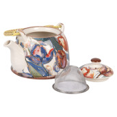Ceainic cu infuzor ceramica multicolora Lalele 18x14x12 cm / 800 ml
