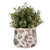 Ghiveci flori ceramica multicolora Legume 14x12 cm