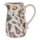 Carafa decorativa ceramica multicolora Legume 16x12x18 cm