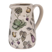 Carafa decorativa ceramica multicolora Legume 16x12x18 cm