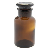 Sticla decorativa maro 6x11 cm