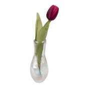 Set 2 vaze sticla transparenta 6x13 cm