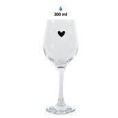 Set 6 pahare sticla 7x21 cm, 300 ml