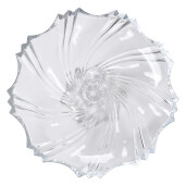 Platou sticla transparenta 23x11 cm