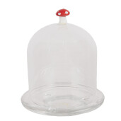 Platou decorativ sticla 10x12 cm