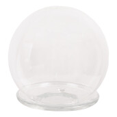Platou decorativ sticla 15x16 cm