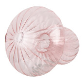 Ciupercuta decorativa sticla roz 13x15 cm