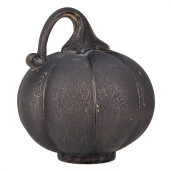 Dovleac decorativ sticla gri auriu 15x16 cm
