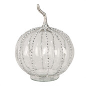 Dovleac decorativ sticla transparenta 15x19 cm