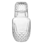 Set carafa, pahar sticla transparenta Ø 9x19 cm / 150 ml / 550 ml