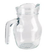 Set 2 carafe sticla transparenta 14x9x13 cm, 500 ml