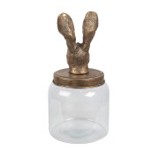 Borcan decorativ Iepuras 16x33 cm