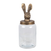 Borcan decorativ Iepuras 16x39 cm