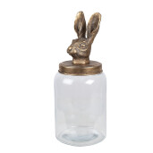 Borcan decorativ Iepuras 16x39 cm