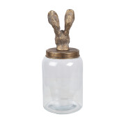 Borcan decorativ Iepuras 16x39 cm
