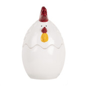 Ou decor Paste sticla multicolora 8x14 cm