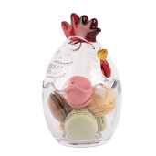 Ou decor Paste sticla multicolora 10x17 cm