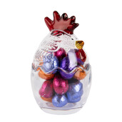 Ou decor Paste sticla multicolora 8x14 cm