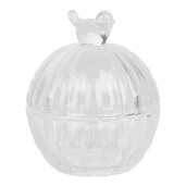 Zaharnita sticla transparenta Ø 8x10 cm