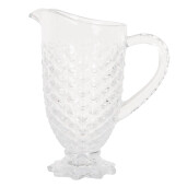 Carafa sticla transparenta 20x13x24 cm, 1100 ml