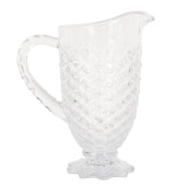 Carafa sticla transparenta 20x13x24 cm, 1100 ml