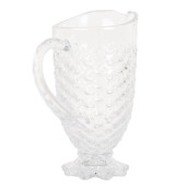 Carafa sticla transparenta 20x13x24 cm, 1100 ml
