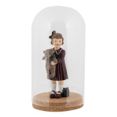 Platou decorativ cu cupola Ø 12x22 cm