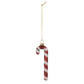 Set 6 ornamente brad Craciun Acadea sticla 4x1x12 cm