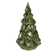 Brad Craciun sticla multicolora cu led Ø 13x23 cm