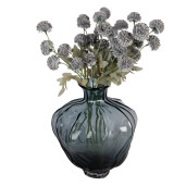 Vaza flori sticla albastra Ø 26x31 cm