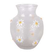 Vaza flori sticla multicolora Margarete Ø 13x16 cm