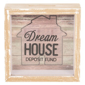 Pusculita mdf sticla 15x5x15 cm