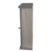 Dulapior suspendabil lemn gri 33x15x50 cm
