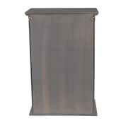 Dulapior suspendabil lemn gri 33x15x50 cm
